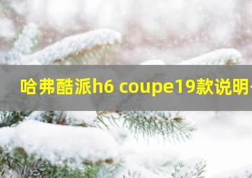 哈弗酷派h6 coupe19款说明书